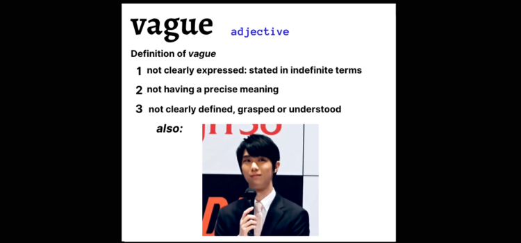 There’s nothing quite like Yuzuru Vague-yu.